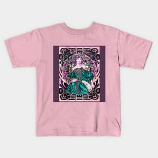 Vibrant Mucha Girl Kids T-Shirt